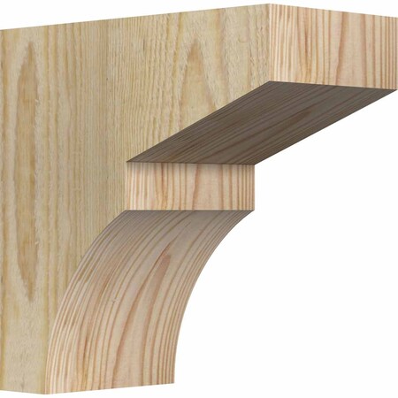 Ekena Millwork Monterey Rough Sawn Corbel, Douglas Fir, 4"W x 8"D x 8"H COR04X08X08MON00RDF